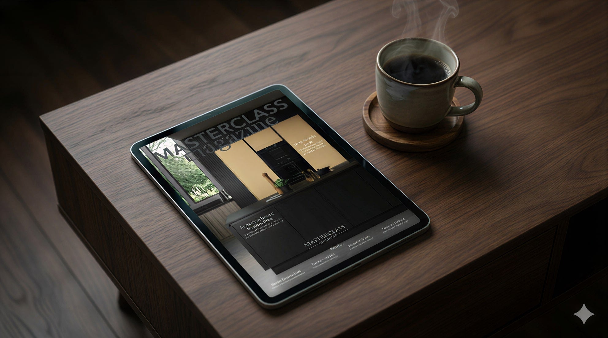 Masterclass magazine header