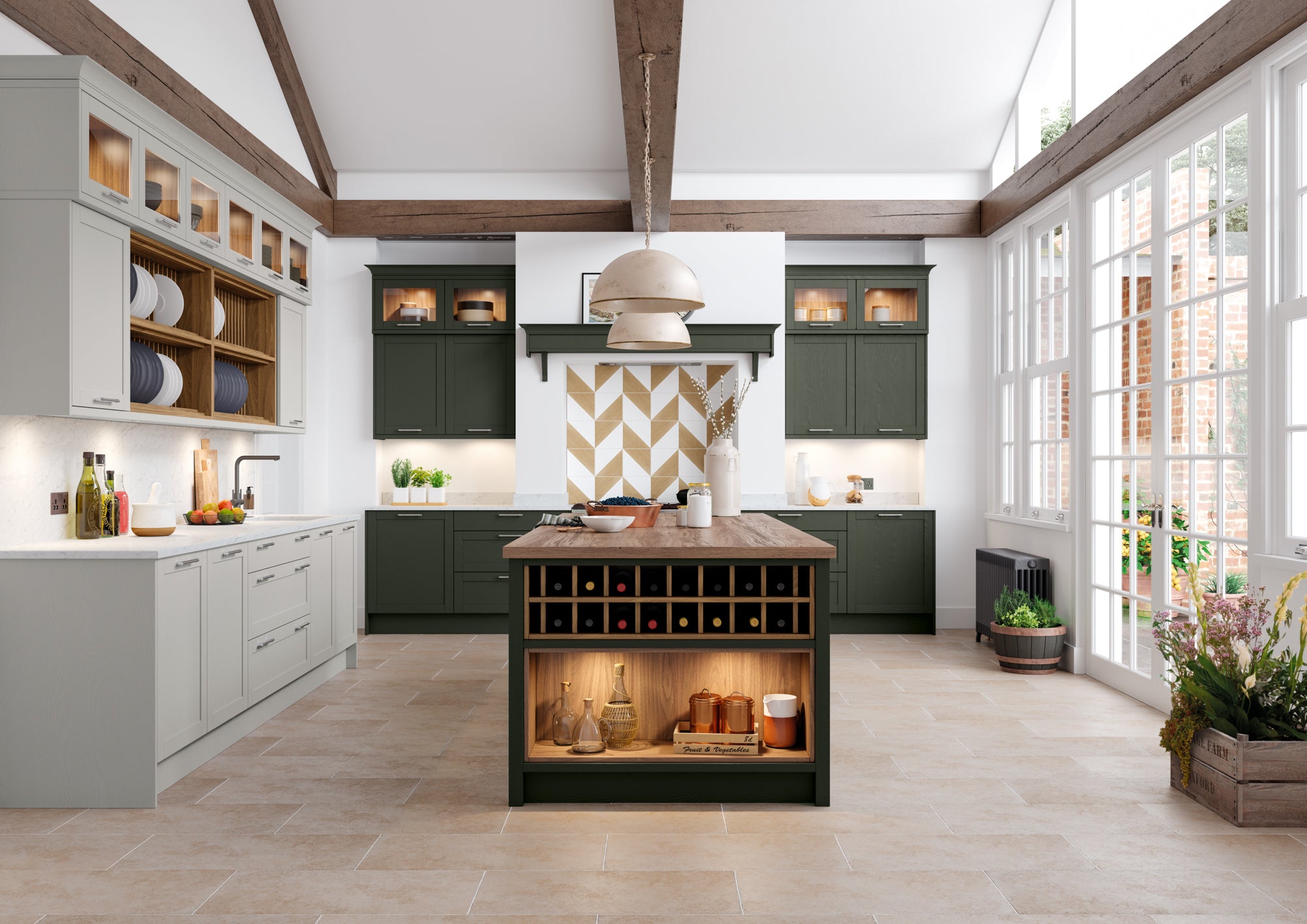 Traditional bespoke kitchen