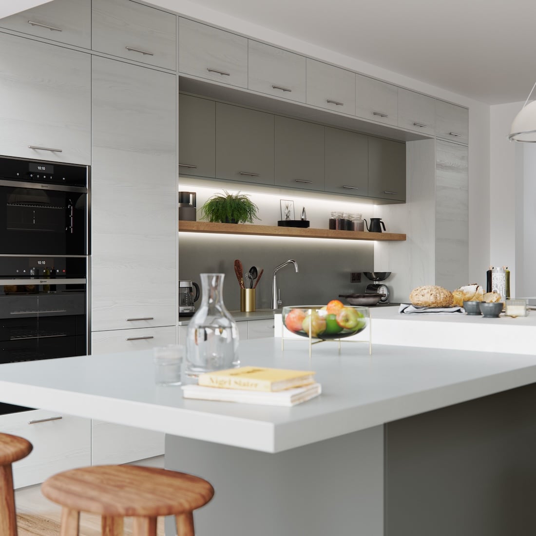Luxury modern kitchen in Colchester close-up